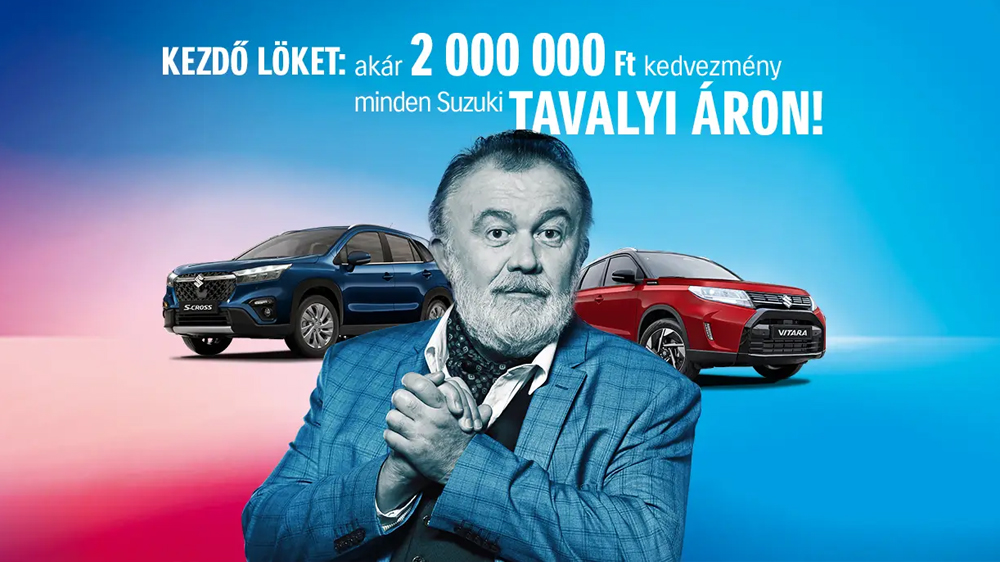 Kezdő löket: minden Suzuki tavalyi áron!